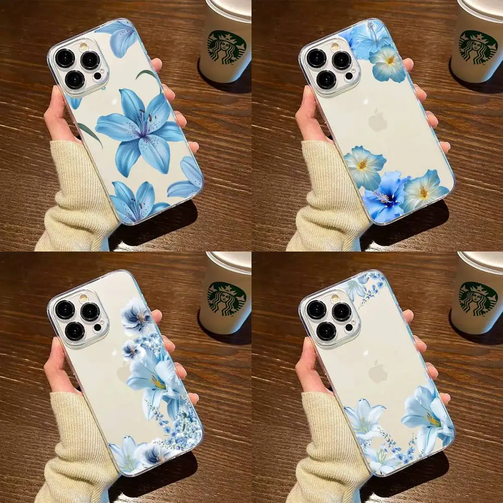 Elegant Blue Lily Phone Case For iPhone 16,15,14,13,12,11 Plus,Pro Max,XS,X,XR,SE,Mini,Soft Transparent Cover 
Elegant Blue Lily Phone Case For iPhone 16,15,14,13,12,11 Plus,Pro Max,XS,X,XR,SE,Mini,Soft Transparent Cover