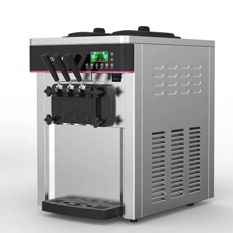 Lecon Commercial Soft Ice Cream Machine Maker For Dessert Shops And Restaurants Bar Tabletop Design
Lecon Commercial Soft Ice Cream Machine Maker For Dessert Shops And Restaurants Bar Tabletop Design