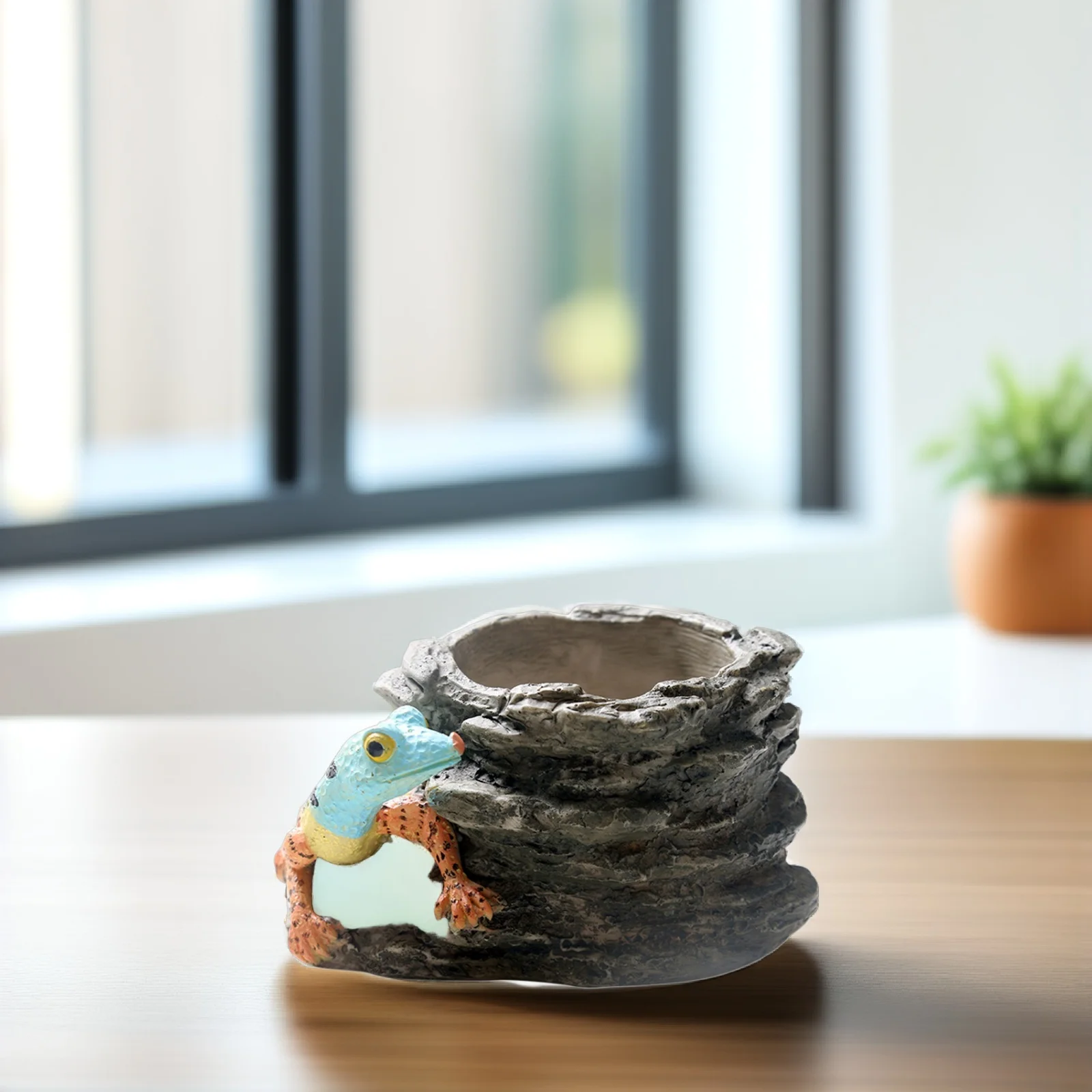 Creative Resin Flower Pot Mini Mountain Dark Grey 15x11x8cm Large Capacity Succulent Plant Pot Decorative Garden
Creative Resin Flower Pot Mini Mountain Dark Grey 15x11x8cm Large Capacity Succulent Plant Pot Decorative Garden