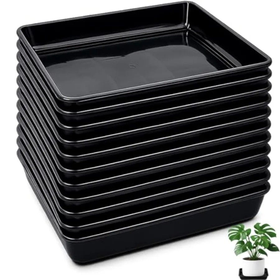 Pack Square Plant Saucer Plant Trays for Pots Plastic Round Drip Trays Flower Pot Saucers Planter Water Tray Plant Drainage Tra
Pack Square Plant Saucer Plant Trays for Pots Plastic Round Drip Trays Flower Pot Saucers Planter Water Tray Plant Drainage Tra