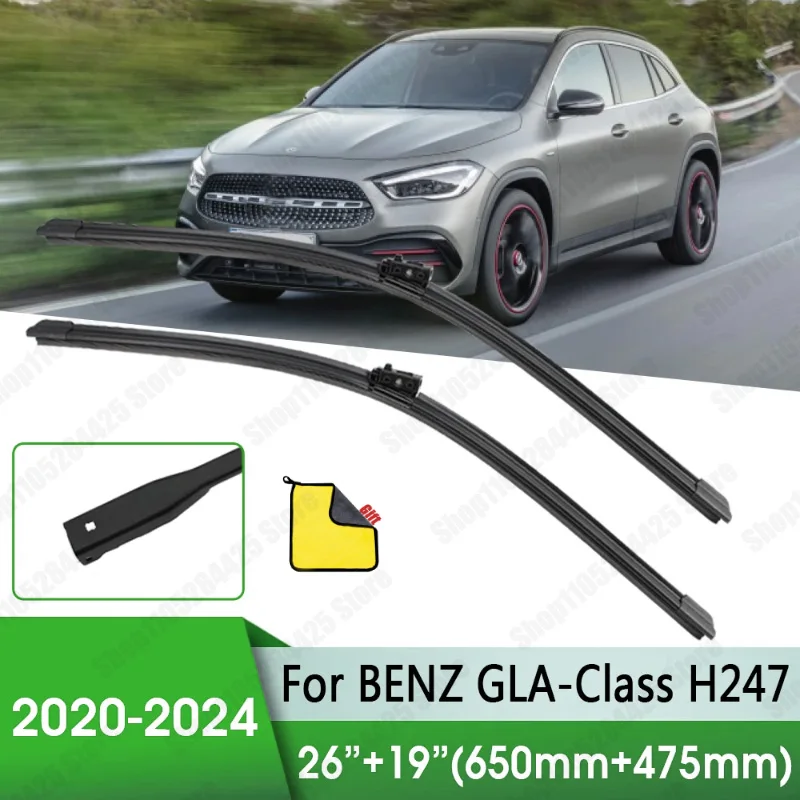 For Mercedes-Benz GLA-Class H247 2020 2021 2022 2023 2024 Car Wiper Front Wiper Blade 26"+19" Windscreen Wipers Auto Accessories
For Mercedes-Benz GLA-Class H247 2020 2021 2022 2023 2024 Car Wiper Front Wiper Blade 26"+19" Windscreen Wipers Auto Accessories