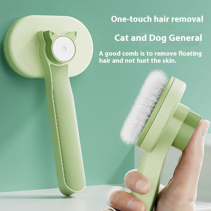Self Cleaning Slicker Brush for Dog and Cat Removes Undercoat Tangled Hair Massages Particle Pet Comb Improves Circulation
Self Cleaning Slicker Brush for Dog and Cat Removes Undercoat Tangled Hair Massages Particle Pet Comb Improves Circulation