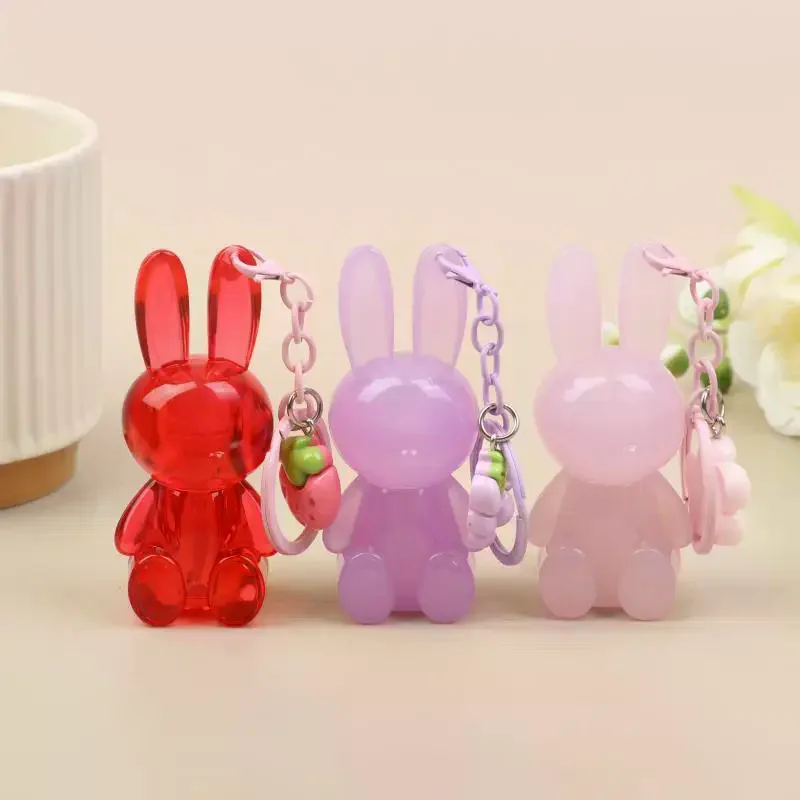Empty Cute Bunny Shape Lip Gloss Tube Keychain Rabbit Refillable Lip Glaze Container Cosmetic Packaging Bottle With Pendant
Empty Cute Bunny Shape Lip Gloss Tube Keychain Rabbit Refillable Lip Glaze Container Cosmetic Packaging Bottle With Pendant