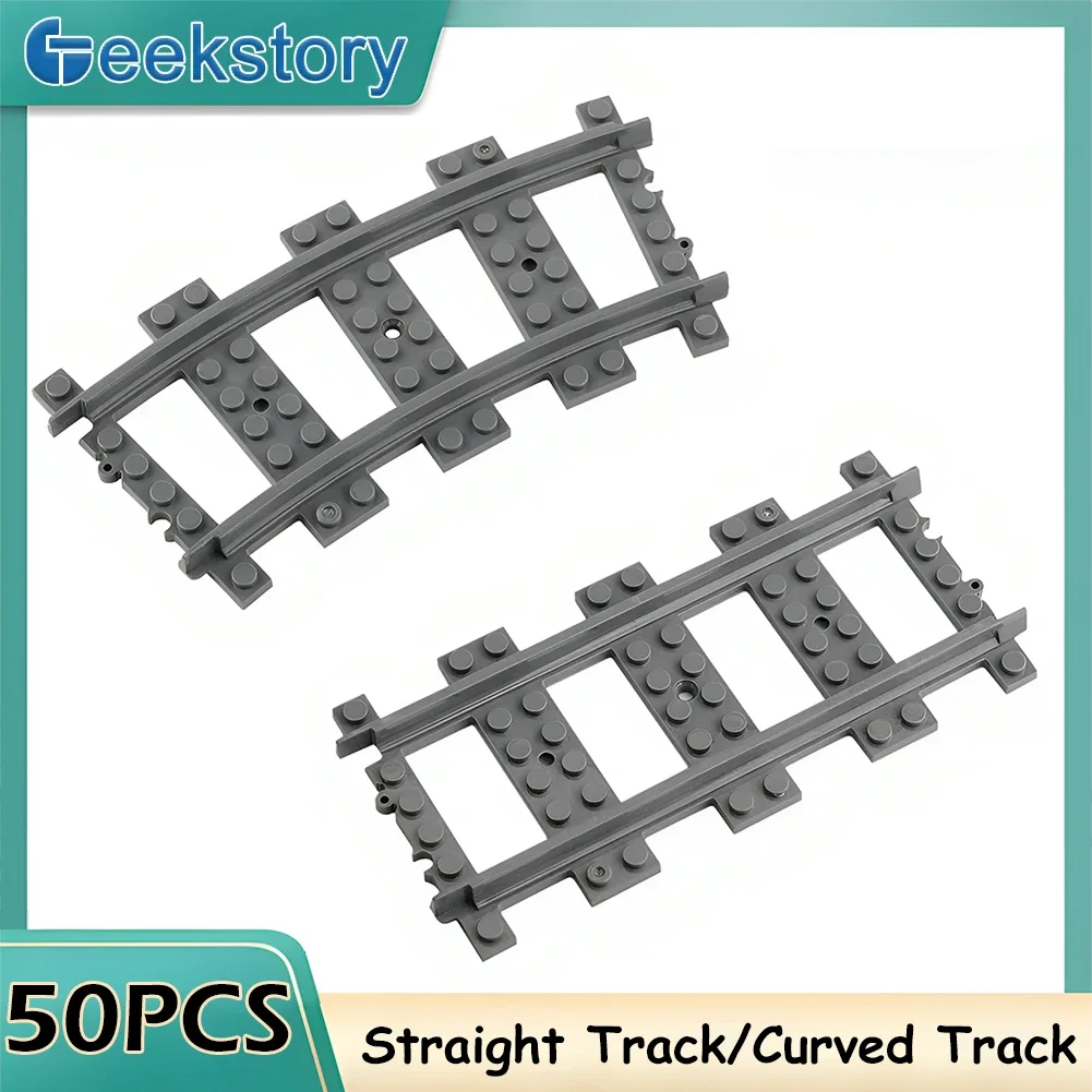 50 шт./лот, прямые направляющие, изогнутые MOC, строительные блоки, городские поезда, набор кирпичей, детские игрушки для Legoeds
50 шт./лот, прямые направляющие, изогнутые MOC, строительные блоки, городские поезда, набор кирпичей, детские игрушки для Legoeds