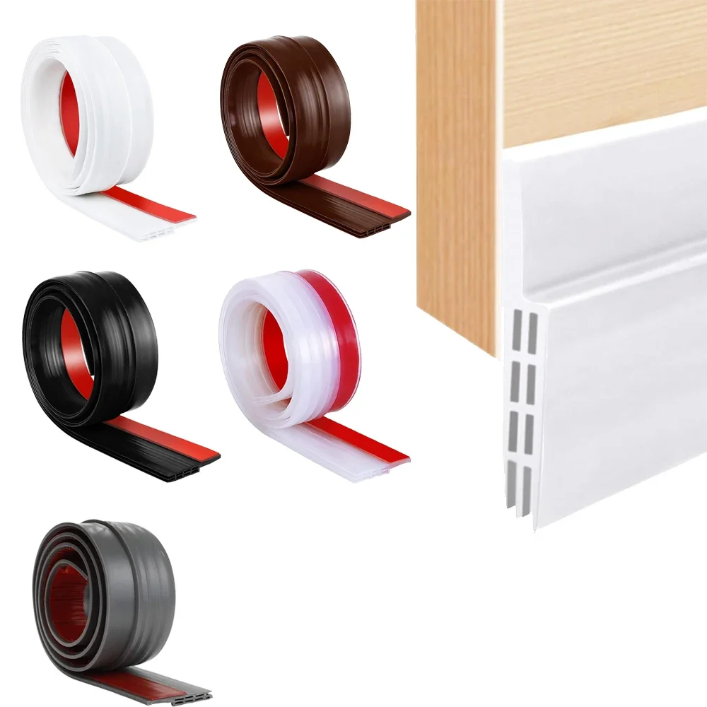 1m Porous Windproof Sealing Strip Adjustable Soundproof Anti-Cold Gap Door Bottom Weather Strip Flexible Self Adhesive Strip
1m Porous Windproof Sealing Strip Adjustable Soundproof Anti-Cold Gap Door Bottom Weather Strip Flexible Self Adhesive Strip