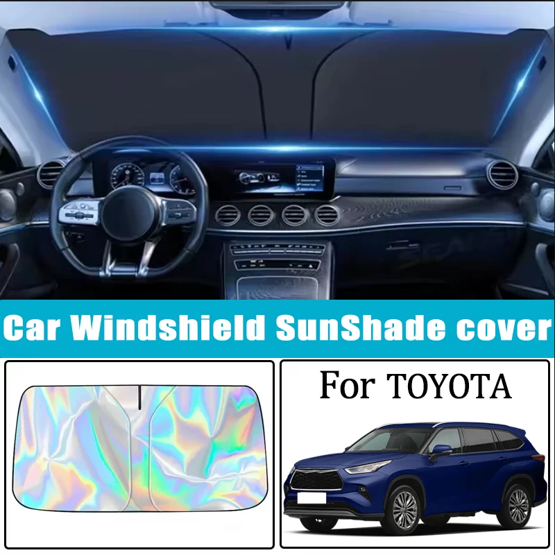 Car Windshield Sunshades Cover for Toyota Camry Corolla RAV4 Hilux Fortuner Yaris Land Cruiser Sun Protection Car Accessories
Car Windshield Sunshades Cover for Toyota Camry Corolla RAV4 Hilux Fortuner Yaris Land Cruiser Sun Protection Car Accessories