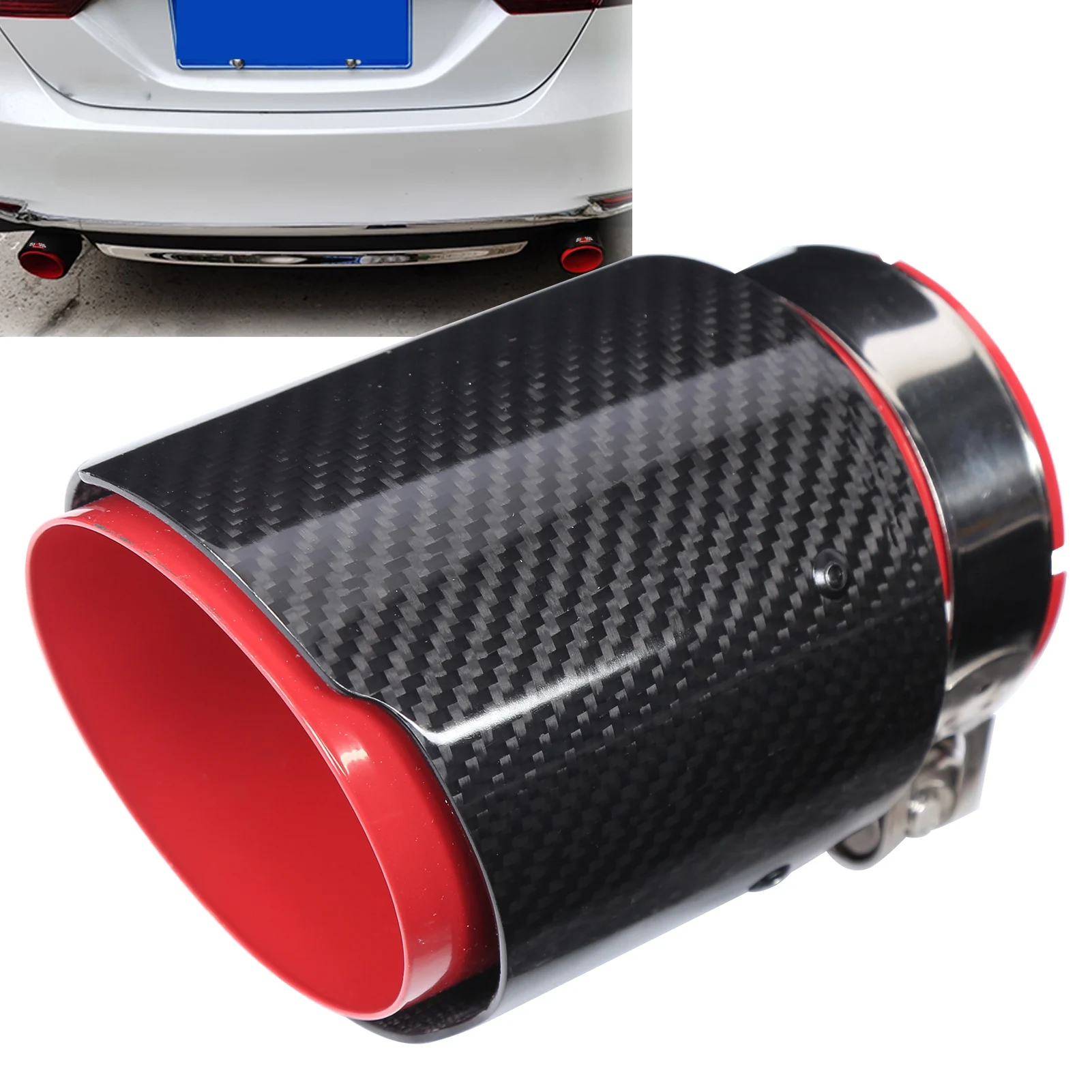 76mm Car Universal Exhaust Tip Tail Throat Durable Anti‑corrosion Stainless Steel Automotive Exhaust System Accessories
76mm Car Universal Exhaust Tip Tail Throat Durable Anti‑corrosion Stainless Steel Automotive Exhaust System Accessories