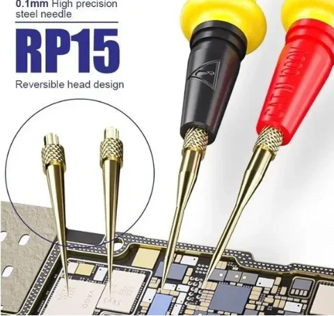 MECHANIC RP15 Stainless Steel Multimeter Pen Wire Interchangeable Tip 1000V 20A Universal Fine Point Needle Soft Test Probe
MECHANIC RP15 Stainless Steel Multimeter Pen Wire Interchangeable Tip 1000V 20A Universal Fine Point Needle Soft Test Probe