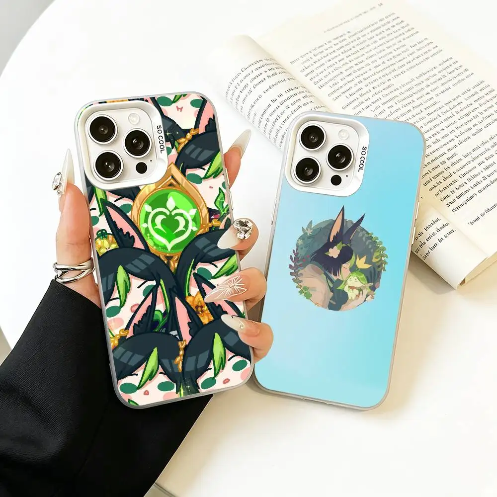 Genshin Impact-Tighnari Phone Case For iPhone 11 12 13 14 15 16 17 Pro Max Plus white silver Phone Cover
Genshin Impact-Tighnari Phone Case For iPhone 11 12 13 14 15 16 17 Pro Max Plus white silver Phone Cover