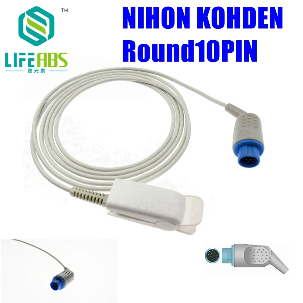 Для Nihon Kohden, Круглый 10-контактный монитор пациента, зажим для ушей для детей, силиконовый длинный кабель, многоразовый датчик Spo2, датчик оксигена
Для Nihon Kohden, Круглый 10-контактный монитор пациента, зажим для ушей для детей, силиконовый длинный кабель, многоразовый датчик Spo2, датчик оксигена