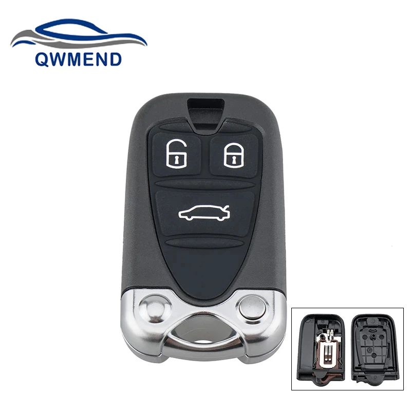 QWMEND, 3 кнопки, задняя крышка для Alfa Romeo 159 2005-2011, задняя крышка, автомобильное лезвие 
QWMEND, 3 кнопки, задняя крышка для Alfa Romeo 159 2005-2011, задняя крышка, автомобильное лезвие