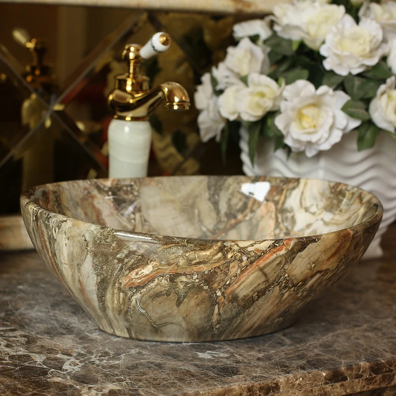 Glazed Art Counter Top ceramic bathroom sinks wash basin chinese porcelain ceramic sink basin for bath room
Glazed Art Counter Top ceramic bathroom sinks wash basin chinese porcelain ceramic sink basin for bath room