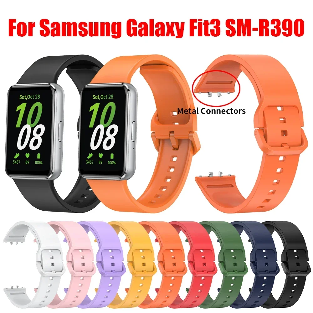 Sport Silicone Strap For Samsung Galaxy Fit 3 SM-R390 Smart Watch Replacement Correa For Samsung Galaxy Fit3 Bracelet Watchband
Sport Silicone Strap For Samsung Galaxy Fit 3 SM-R390 Smart Watch Replacement Correa For Samsung Galaxy Fit3 Bracelet Watchband
