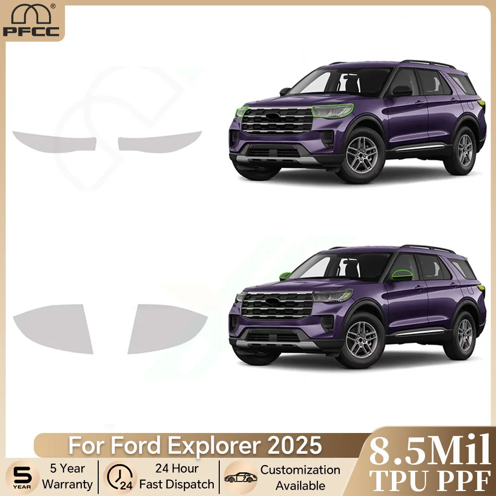 For Ford Explorer 2025 Pre-cut PPF Bra Headlight Rearview B C Pillar TPU Paint Protection Film Anti-scratch Kit Resistant Cover
For Ford Explorer 2025 Pre-cut PPF Bra Headlight Rearview B C Pillar TPU Paint Protection Film Anti-scratch Kit Resistant Cover