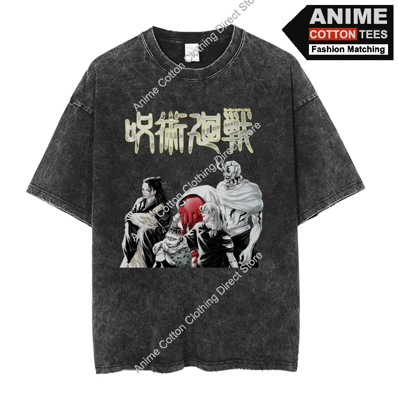 Anime Villain Geto Suguru & Mahito & Special Grade Curse Print T-shirt Y2k Street Casual Unisex Oversized Tees Cotton T Shirt
Anime Villain Geto Suguru & Mahito & Special Grade Curse Print T-shirt Y2k Street Casual Unisex Oversized Tees Cotton T Shirt