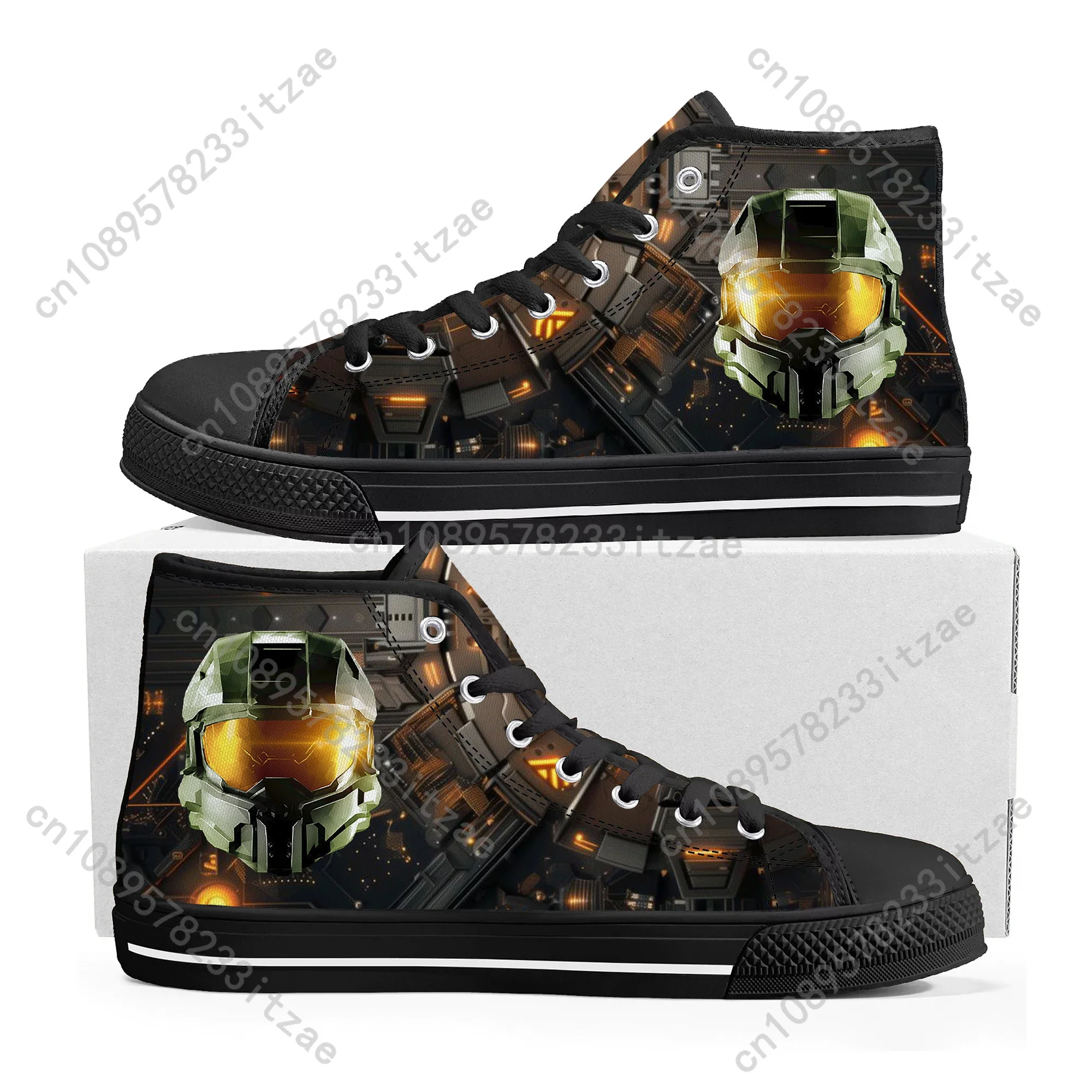 Halo Master Chief High Top Sneakers Mens Womens Teenager High Quality Canvas Sneaker couple Casual Shoe Custom Shoes
Halo Master Chief High Top Sneakers Mens Womens Teenager High Quality Canvas Sneaker couple Casual Shoe Custom Shoes