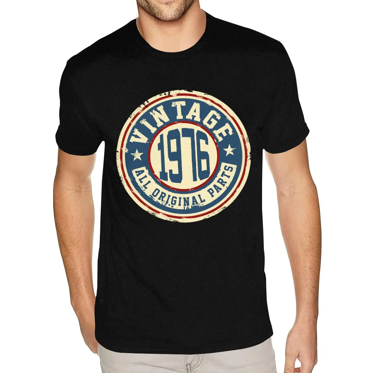 Vintage 1976S 1976 Tee Shirt Mens Classic Fashion Short Sleeve Crewneck Sexy Male Shirts Vintage Style Merch
Vintage 1976S 1976 Tee Shirt Mens Classic Fashion Short Sleeve Crewneck Sexy Male Shirts Vintage Style Merch