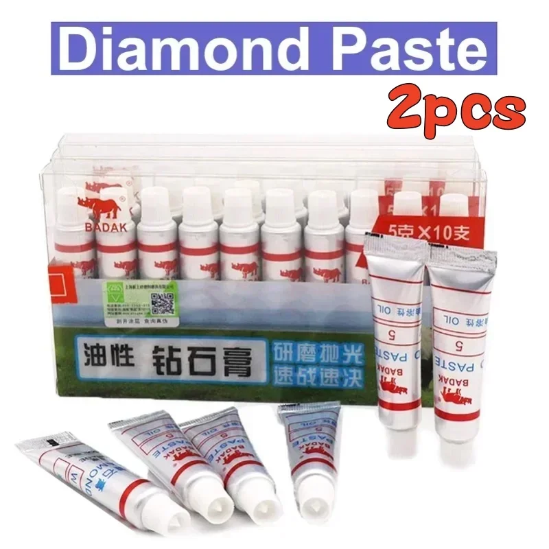 2Pcs Glass Metal Polishing Cream Diamond Abrasive Paste 320-10000 Grit Ceramics Lapping Paste Oily Grinding Tool W0.5 ~40 Micron
2Pcs Glass Metal Polishing Cream Diamond Abrasive Paste 320-10000 Grit Ceramics Lapping Paste Oily Grinding Tool W0.5 ~40 Micron
