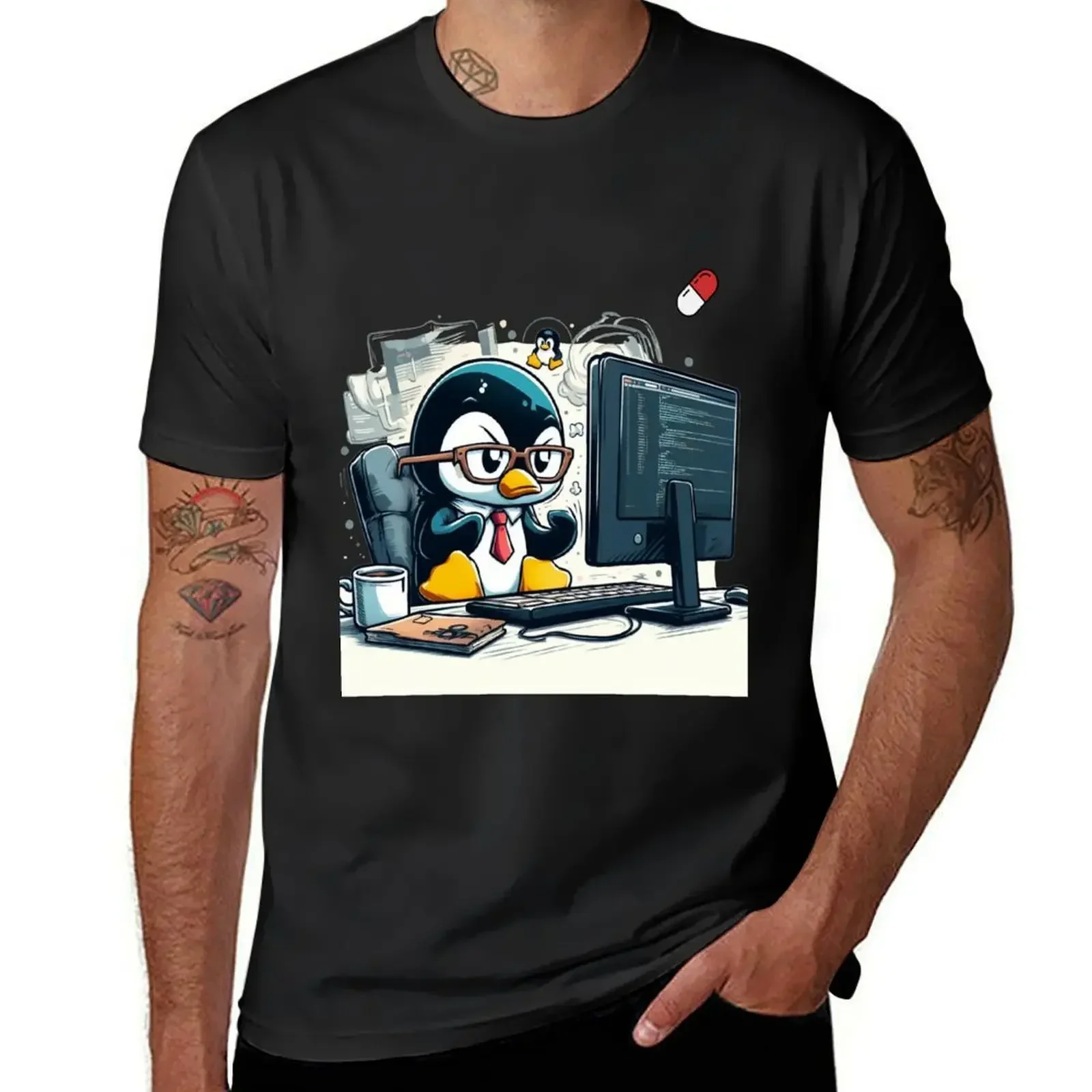 Tux furious T-Shirt korean fashion vintage anime shirt for a boy anime clothes fruit of the loom mens t shirts
Tux furious T-Shirt korean fashion vintage anime shirt for a boy anime clothes fruit of the loom mens t shirts