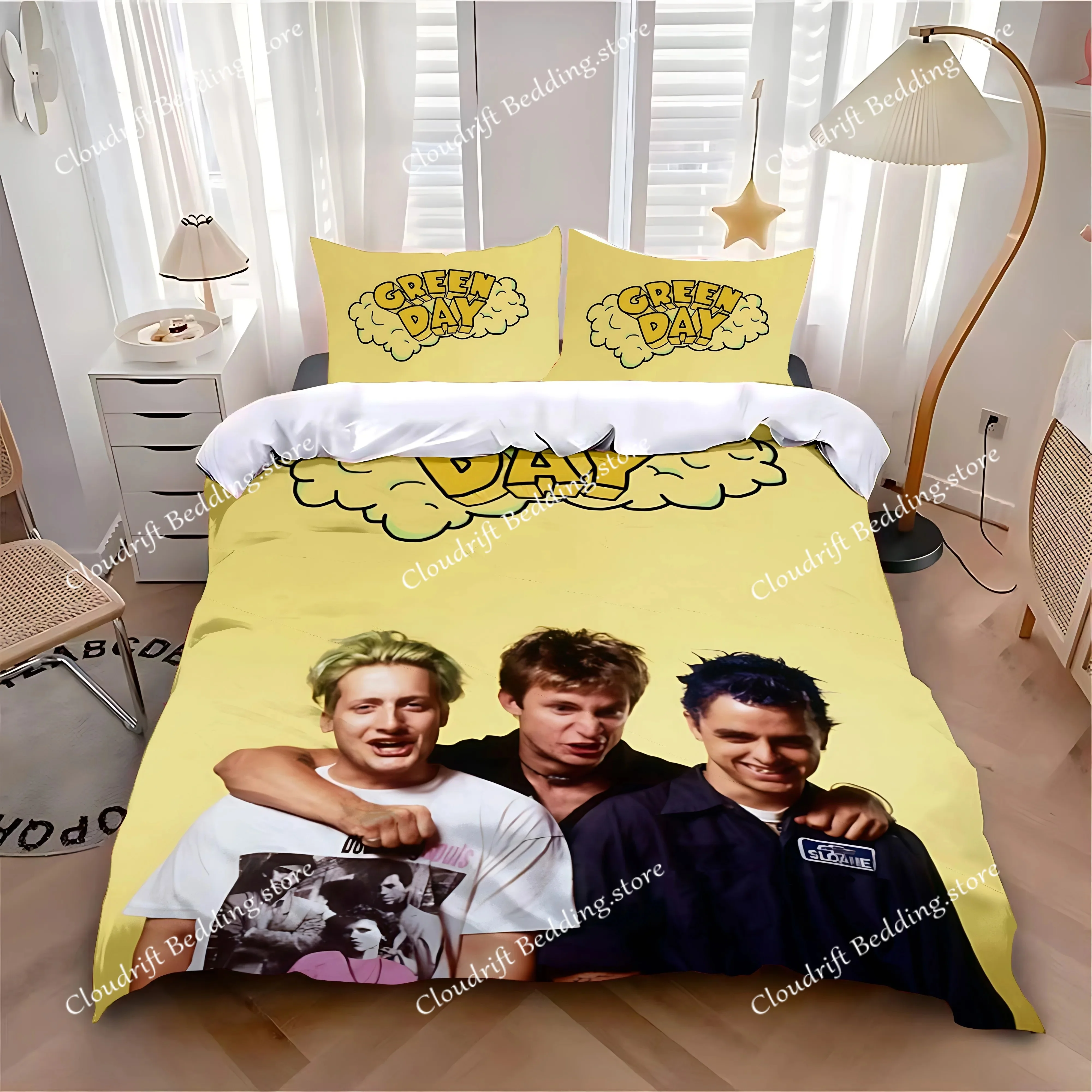 New Duvet Cover Pillowcase Bedding Set Rock Band G-Greendays Adult Boy Girl Bedroom Decoration Children Single Double Large Size
New Duvet Cover Pillowcase Bedding Set Rock Band G-Greendays Adult Boy Girl Bedroom Decoration Children Single Double Large Size