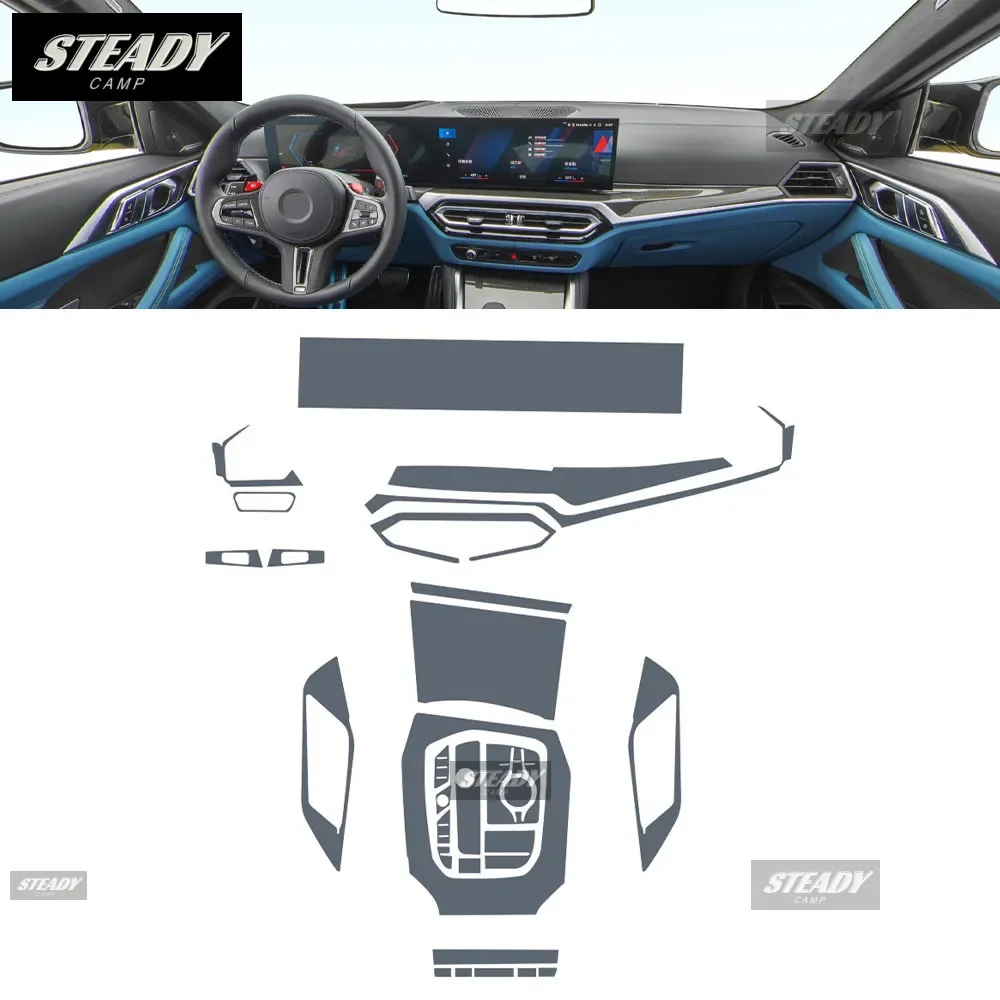 Для BMW M4 G82 2023-2024 салон автомобиля, центральная консоль, прозрачная защитная пленка из ТПУ для краски, наклейка против царапин, ЖК-экран PPF
Для BMW M4 G82 2023-2024 салон автомобиля, центральная консоль, прозрачная защитная пленка из ТПУ для краски, наклейка против царапин, ЖК-экран PPF
