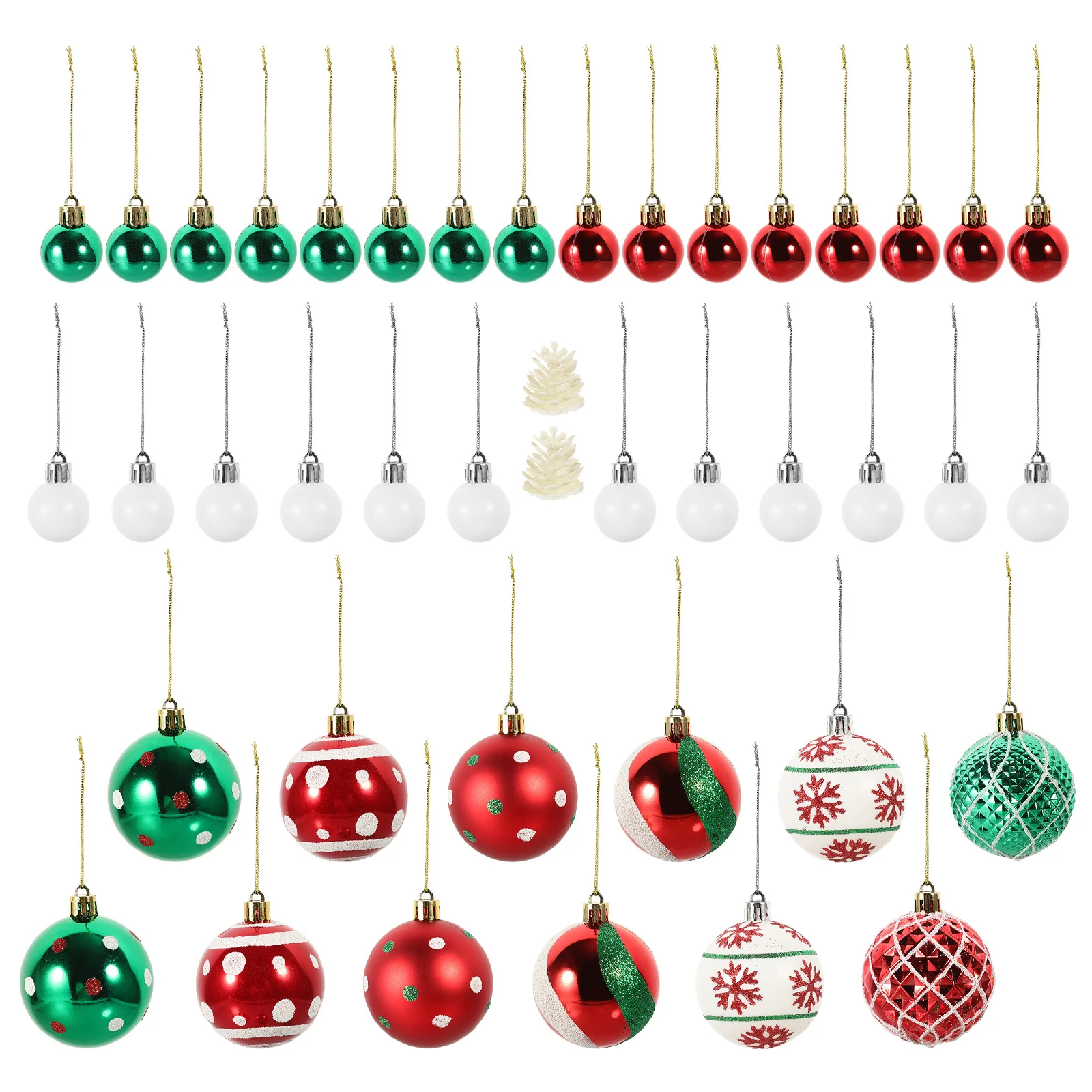 42Pcs Christmas Ball Hanging Ornaments Xmas Tree Decorations Colorful Xmas Party Props Christmas Home Office Decor
42Pcs Christmas Ball Hanging Ornaments Xmas Tree Decorations Colorful Xmas Party Props Christmas Home Office Decor