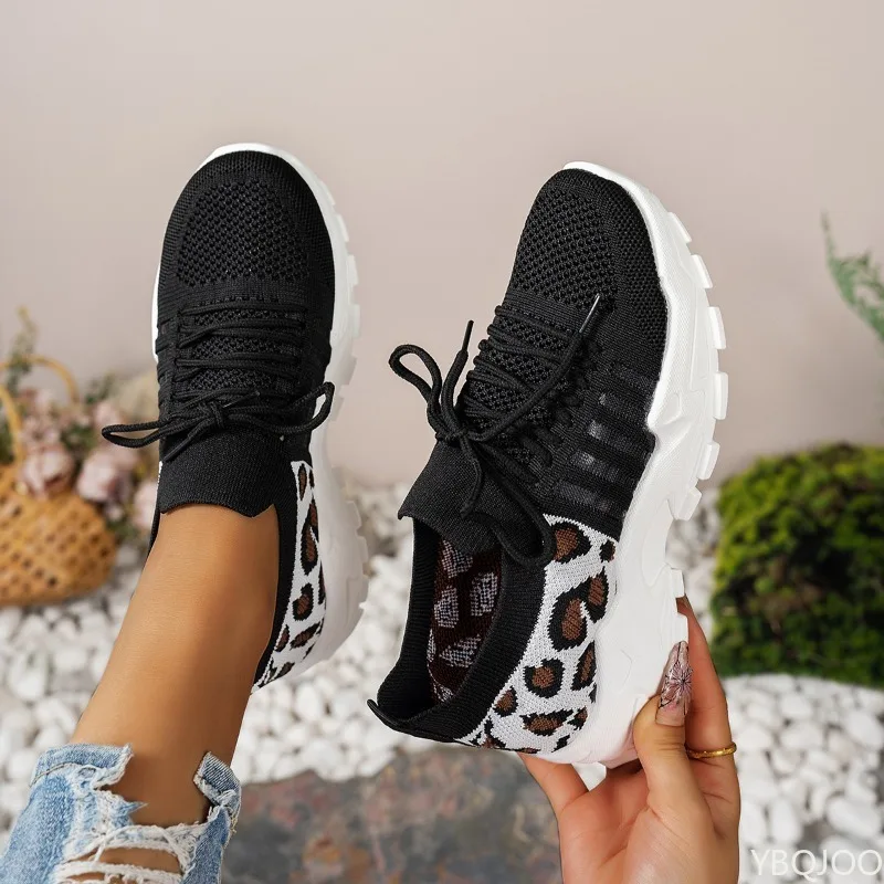 Women's New Fashionable Mesh Breathable Retro Sports Casual Leopard Print Color Blocked Mouth Women's Vulcanized Single Shoe
Women's New Fashionable Mesh Breathable Retro Sports Casual Leopard Print Color Blocked Mouth Women's Vulcanized Single Shoe