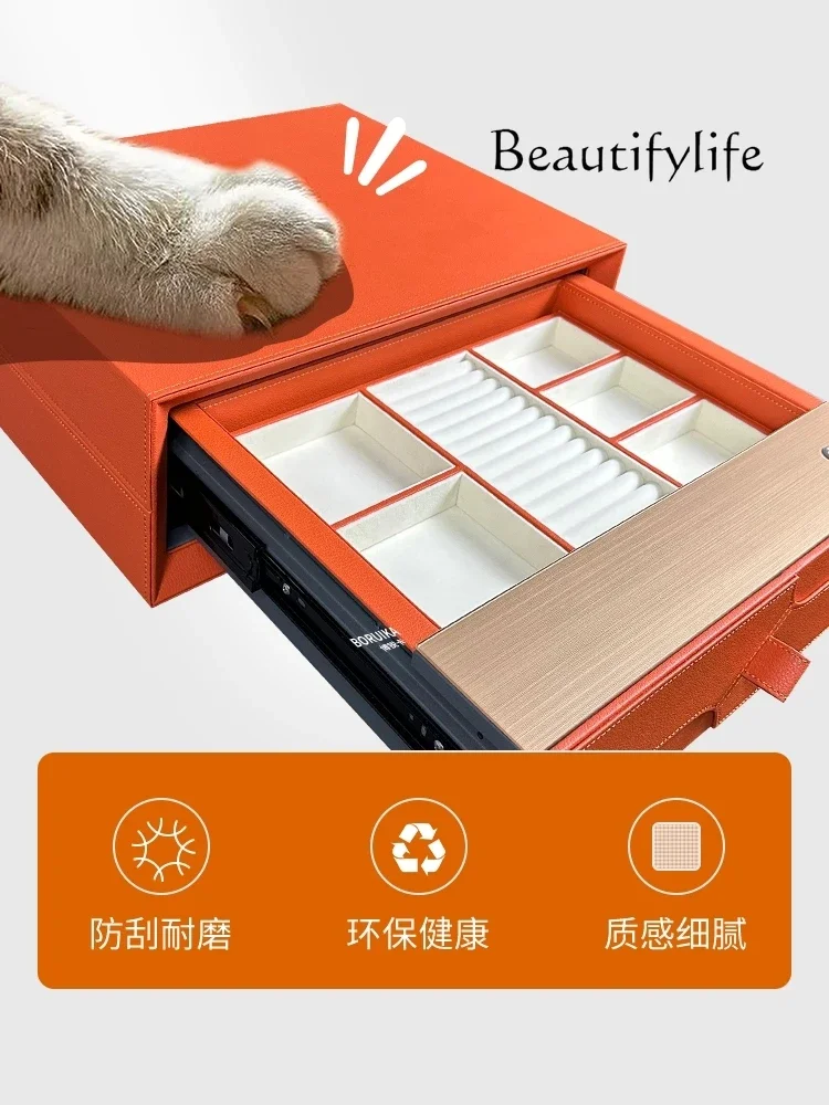 Leather smart fingerprint safe household small anti-theft all-steel wardrobe office storage
Leather smart fingerprint safe household small anti-theft all-steel wardrobe office storage