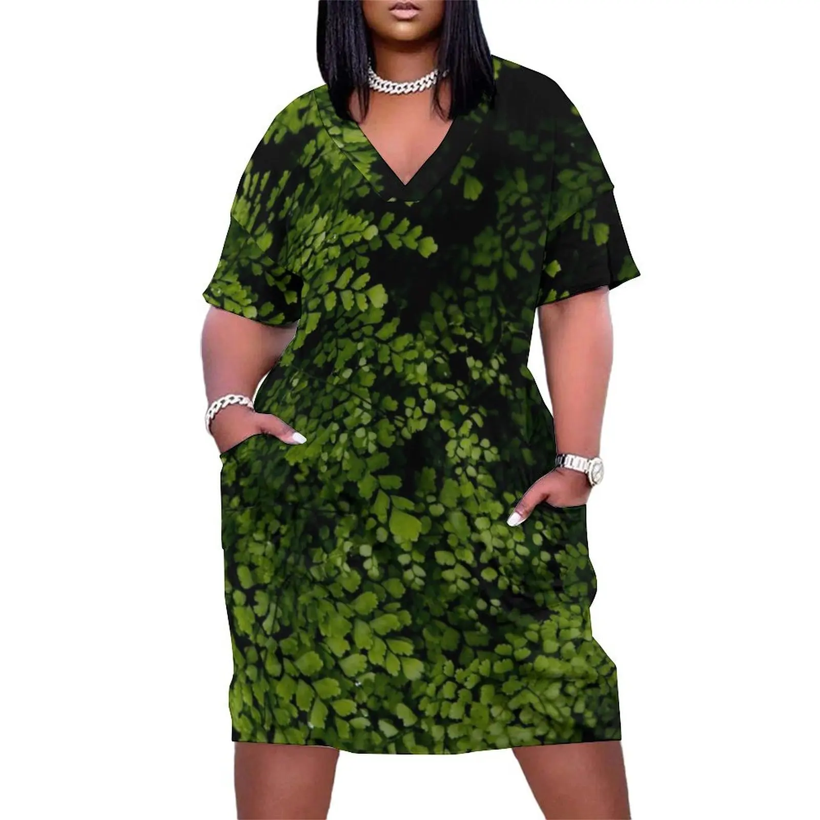 Small leaves. Loose Pocket Dress elegant women's dresses sale evening dresses women summer dresses women 2025
Small leaves. Loose Pocket Dress elegant women's dresses sale evening dresses women summer dresses women 2025