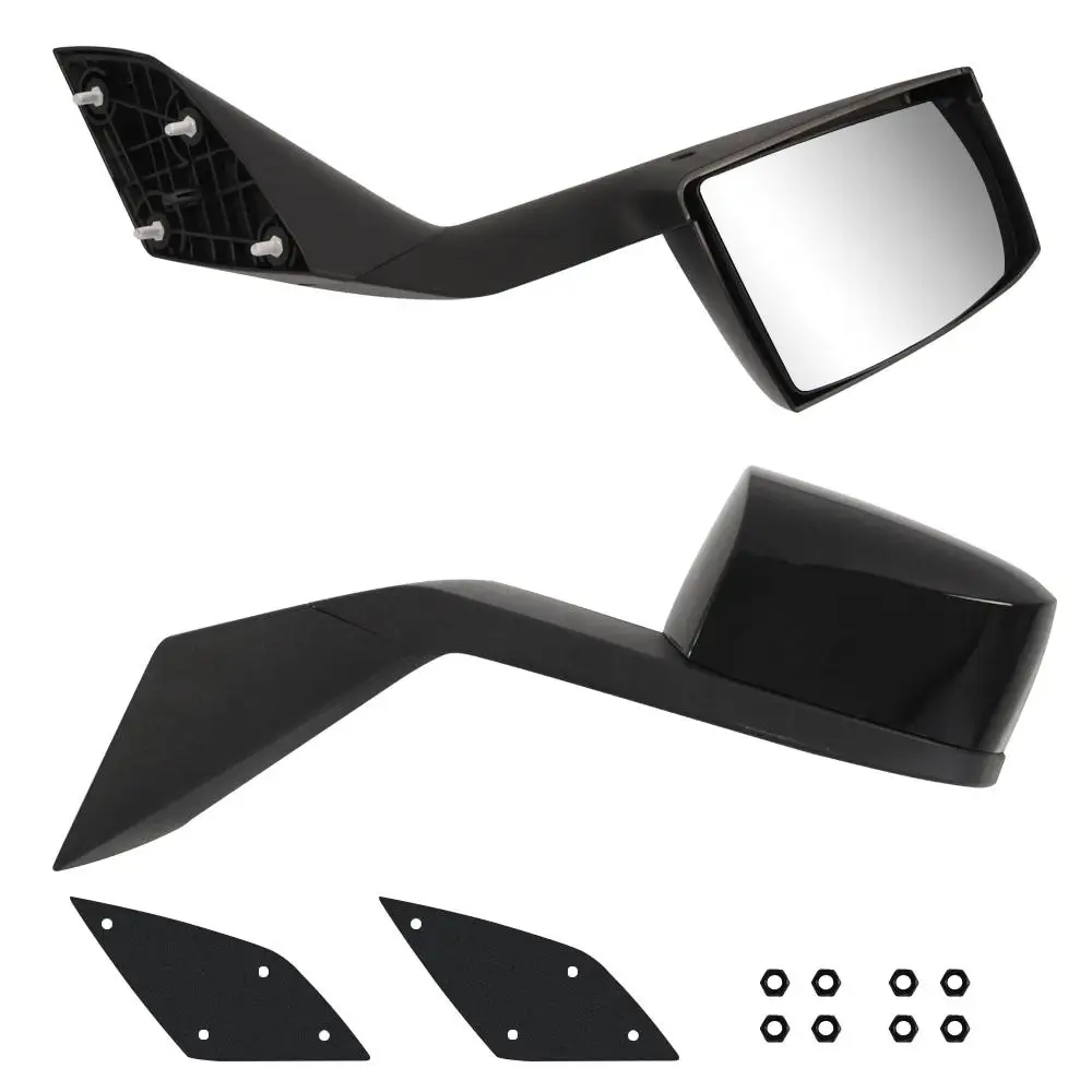 Black Hood Mirrors Assembly Pair Set with Mounting Kit Fit for Volvo VNL 2000-2015 Driver and Passenger Side Direct Replacement
Black Hood Mirrors Assembly Pair Set with Mounting Kit Fit for Volvo VNL 2000-2015 Driver and Passenger Side Direct Replacement