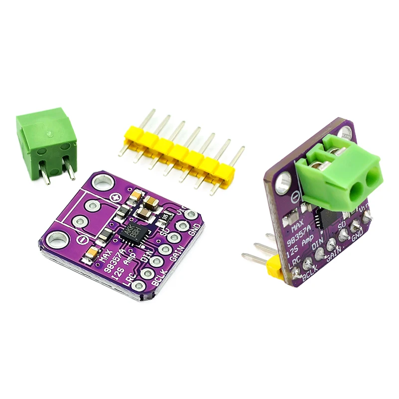 Max98357 I2S 3W Class D Amplifier Breakout Interface Dac Decoder Module Filterless Audio Board For Raspberry Pi Esp32
Max98357 I2S 3W Class D Amplifier Breakout Interface Dac Decoder Module Filterless Audio Board For Raspberry Pi Esp32