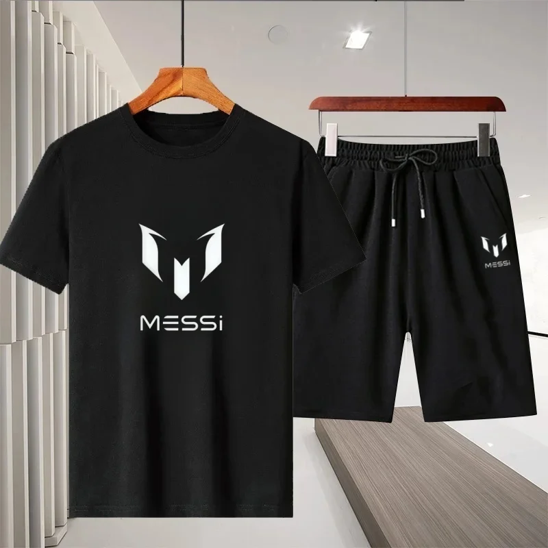 Outdoor Jogging Set Short-Sleeved Breathable Quick-Drying T-Shirt And Shorts Sports Fitness Running Clothing for Men
Outdoor Jogging Set Short-Sleeved Breathable Quick-Drying T-Shirt And Shorts Sports Fitness Running Clothing for Men