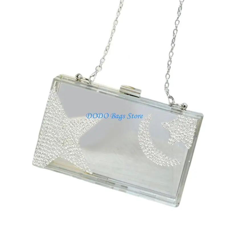 Сумка на плечо со стразами и ремешком-цепочкой Вечерняя сумка для женщин Акриловая сумка для вечеринок и торжеств
Сумка на плечо со стразами и ремешком-цепочкой Вечерняя сумка для женщин Акриловая сумка для вечеринок и торжеств