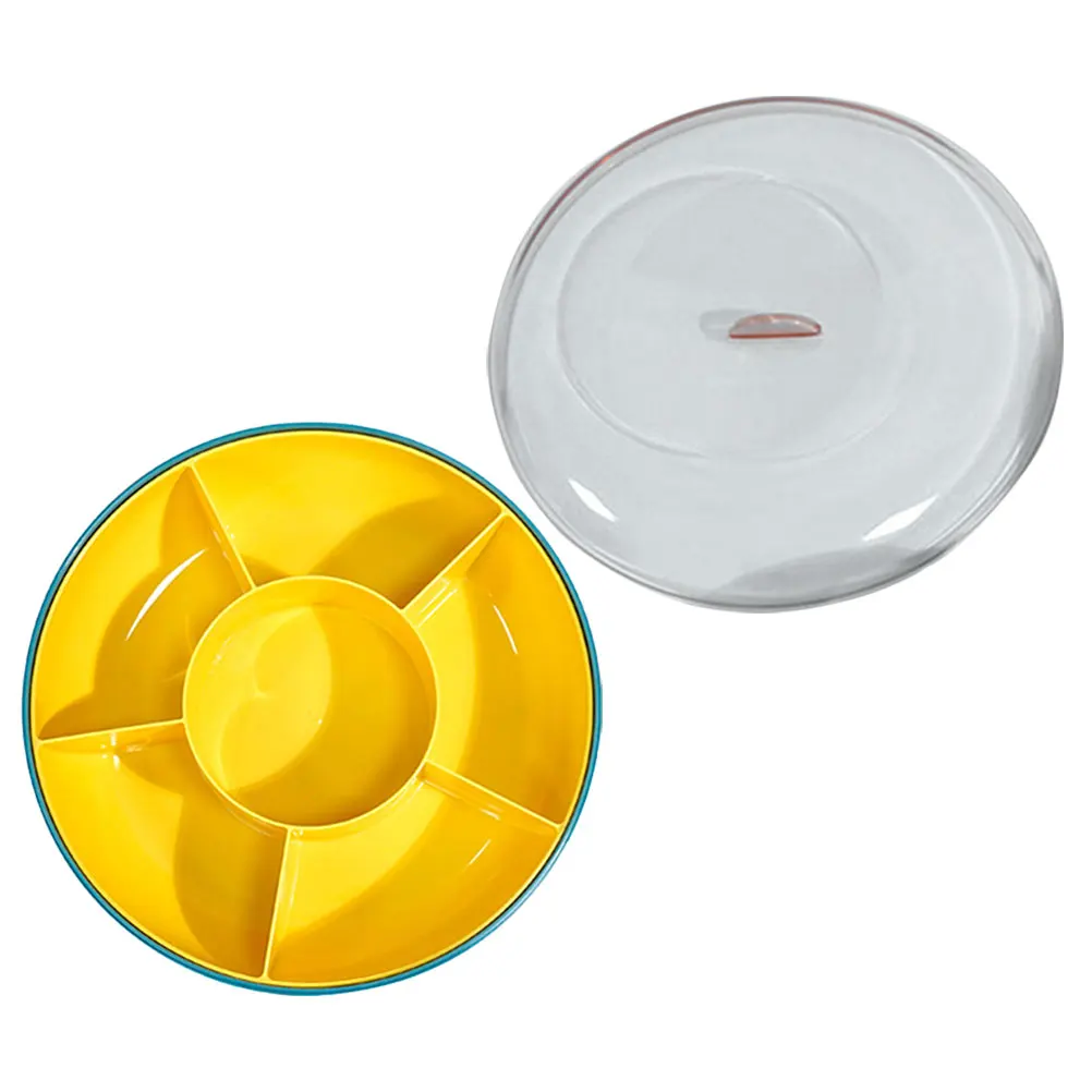 Fruit Plate Snack Box Compartments for Nuts C ies Dry Fruits Round Blue Yellow Easy Clean Storage Kitchen Bar Tools
Fruit Plate Snack Box Compartments for Nuts C ies Dry Fruits Round Blue Yellow Easy Clean Storage Kitchen Bar Tools