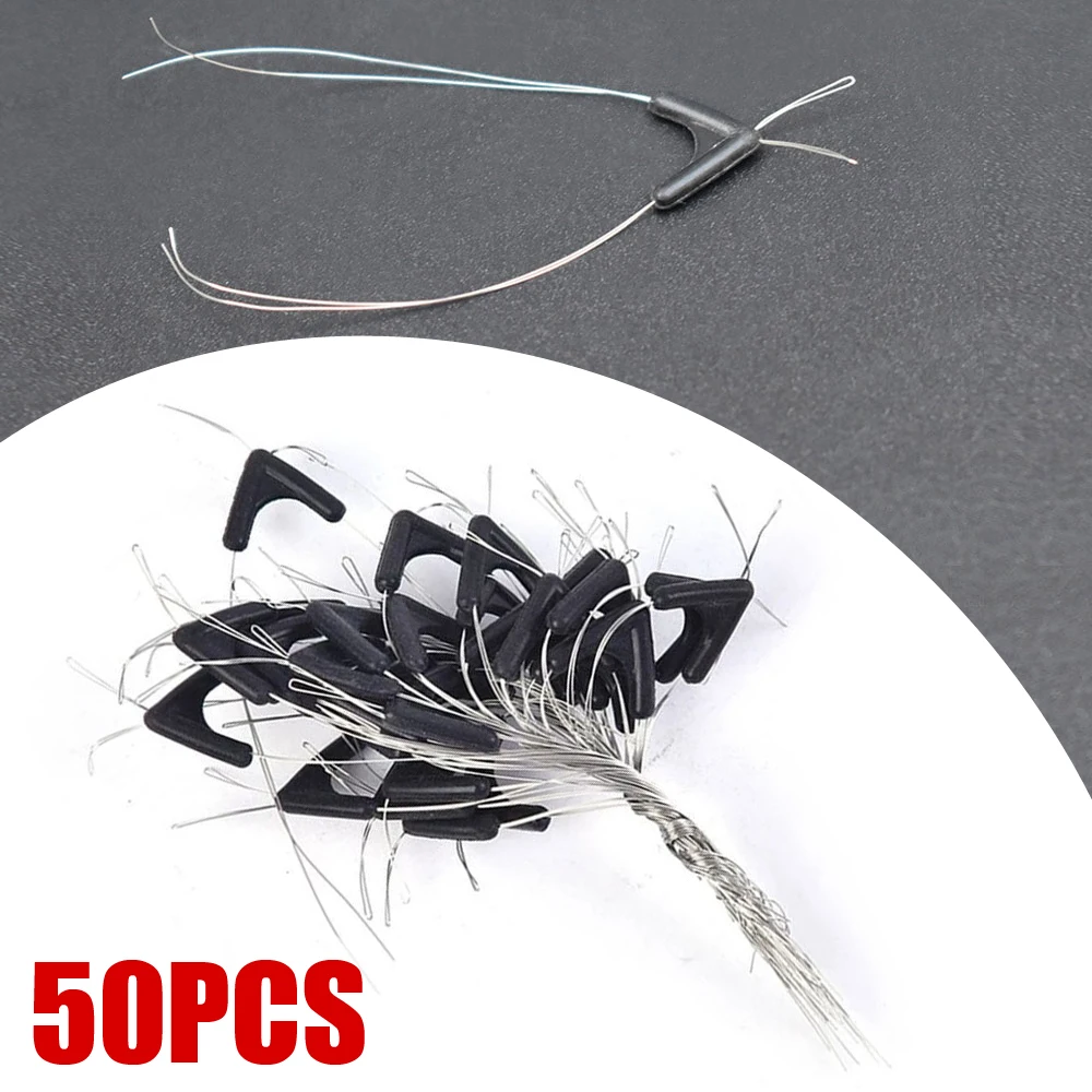 50pcs/Set Double Hooks Contactor Device Bifurcation Eight Type Space Bean Line Swivel Tool Fishing Sub Line Splitters
50pcs/Set Double Hooks Contactor Device Bifurcation Eight Type Space Bean Line Swivel Tool Fishing Sub Line Splitters