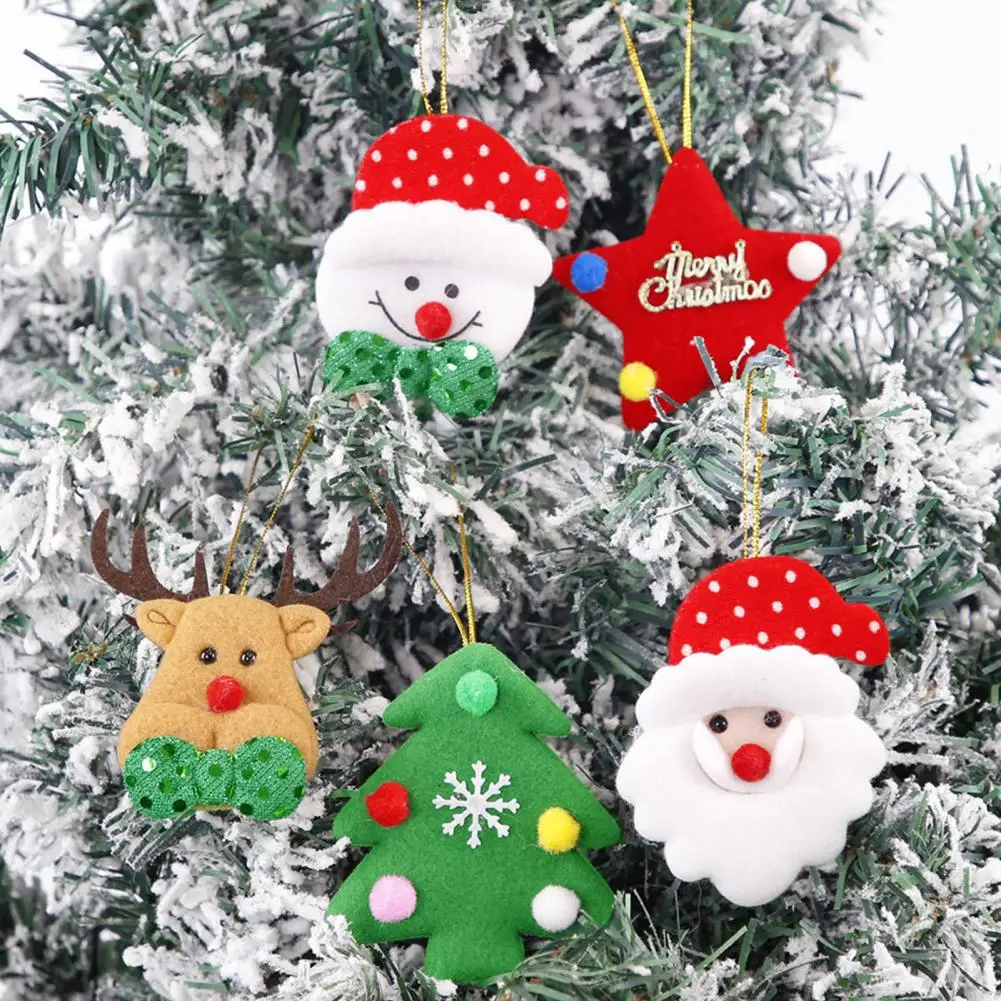 Snowman Holiday Ornament Festive Christmas Tree Decorations Set Plush Santa Reindeer Star House Ornaments for Holiday for Party
Snowman Holiday Ornament Festive Christmas Tree Decorations Set Plush Santa Reindeer Star House Ornaments for Holiday for Party