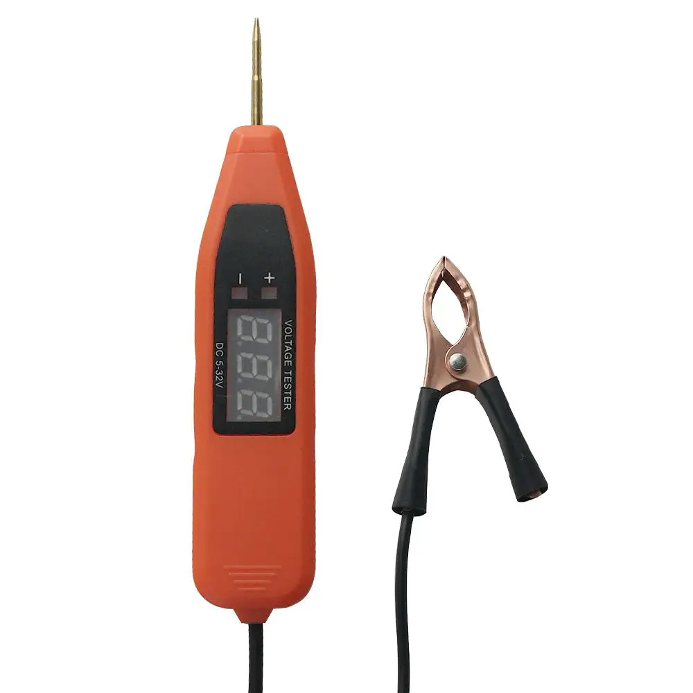 5V 120V Automotive Circuit Voltage Tester Pen Positive and Negative Pole Detection Probe Spring Wire Car Electrical Circuit Test
5V 120V Automotive Circuit Voltage Tester Pen Positive and Negative Pole Detection Probe Spring Wire Car Electrical Circuit Test