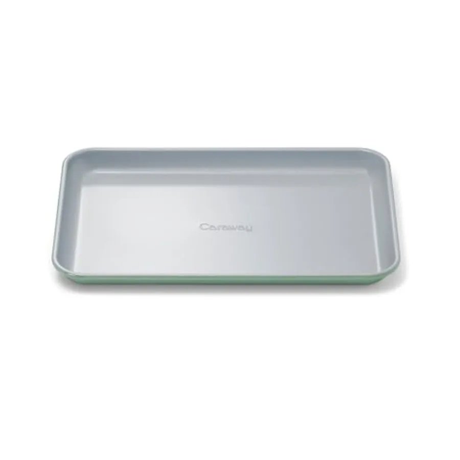 Nonstick Ceramic Small Baking Sheet 9x13" Non-Toxic, PTFE and PFOA Free Oven Safe Aluminized Steel Core Mini Sheet Pan for Baki
Nonstick Ceramic Small Baking Sheet 9x13" Non-Toxic, PTFE and PFOA Free Oven Safe Aluminized Steel Core Mini Sheet Pan for Baki