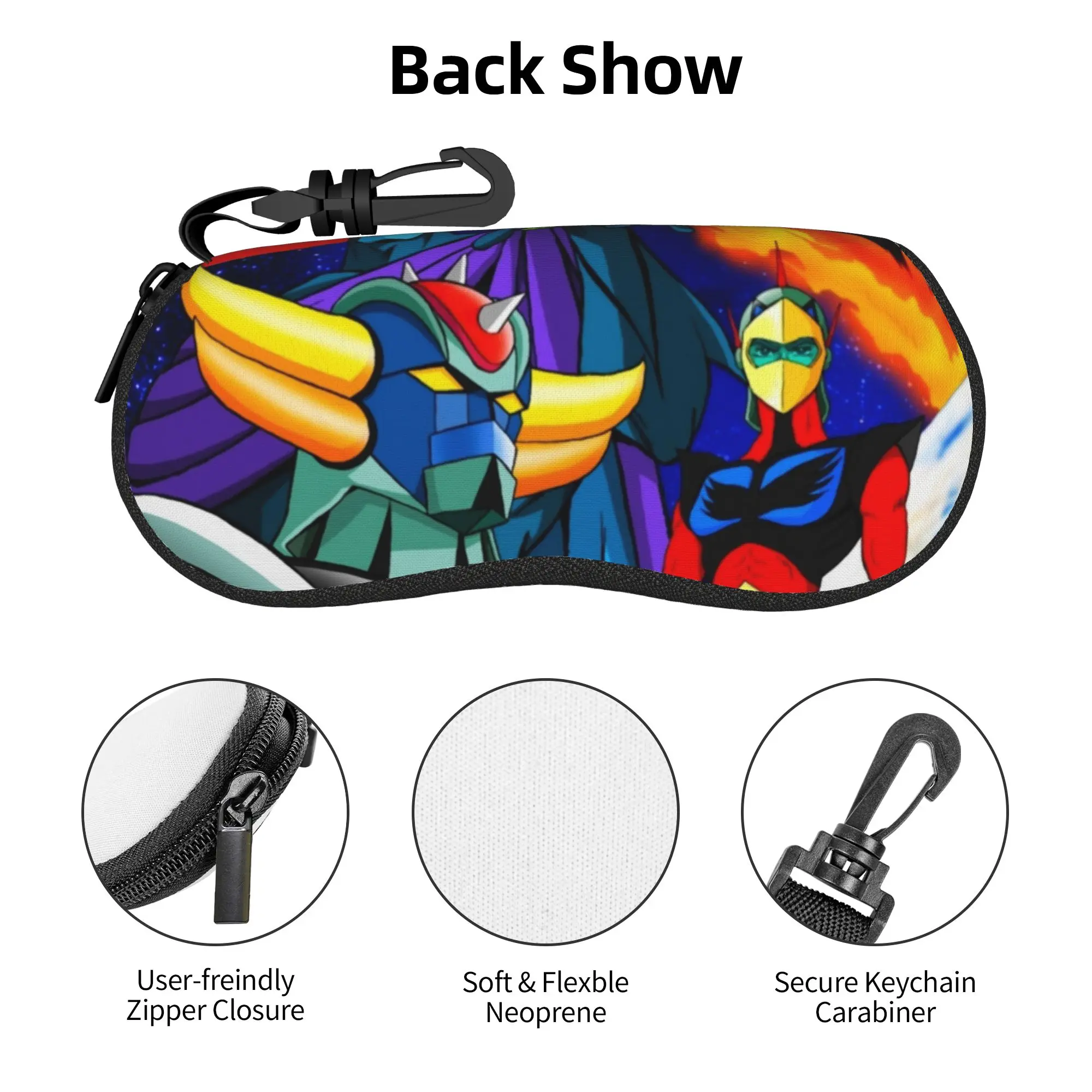 Grendizer UFO Robot Shell Eyeglasses Case Women Men Cool Goldorak Goldrake Anime Glasses Case Sunglasses Box Pouch
Grendizer UFO Robot Shell Eyeglasses Case Women Men Cool Goldorak Goldrake Anime Glasses Case Sunglasses Box Pouch