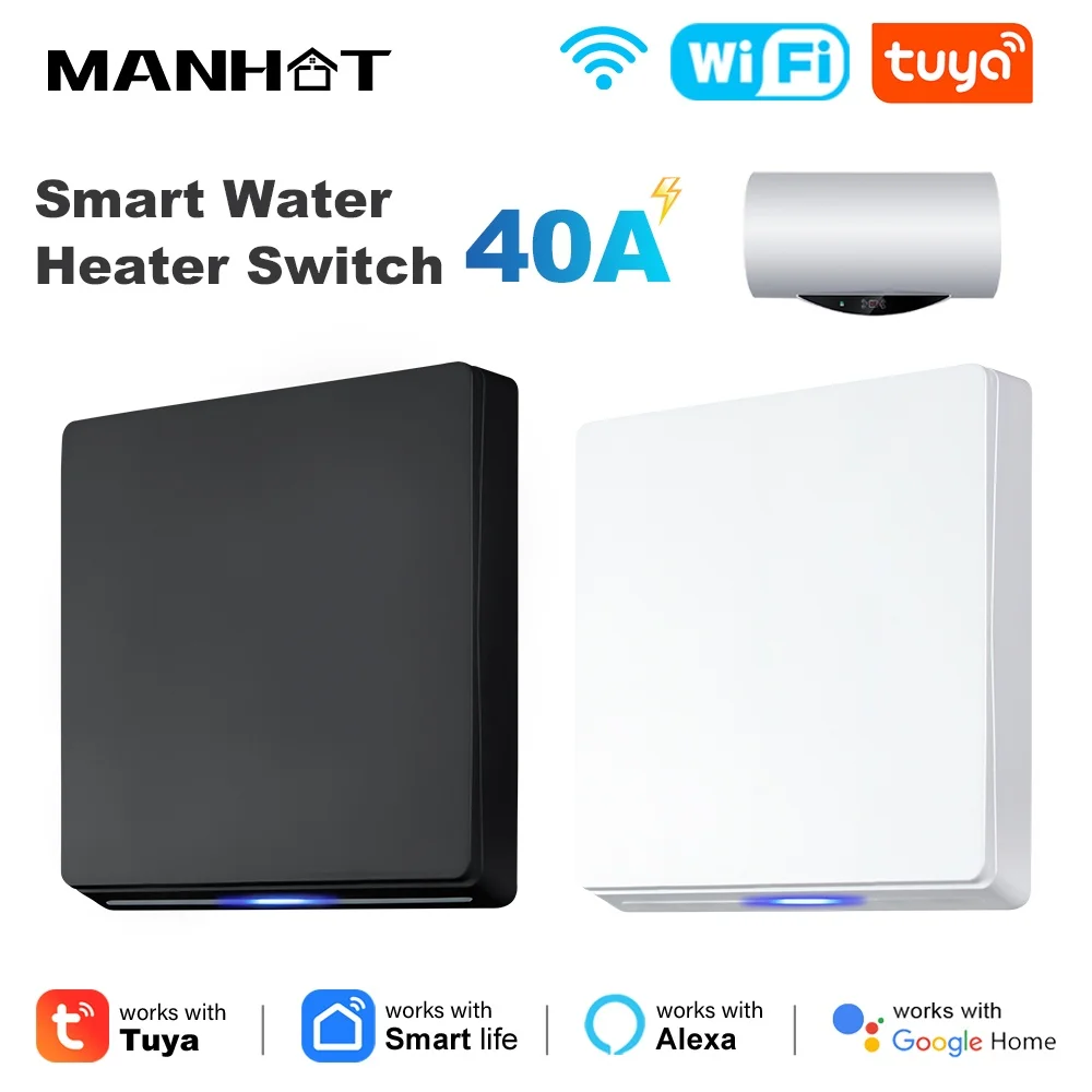 Умный WiFi-котел 40A 8000W Стандарт ЕС Водонагреватель Сенсорный переключатель Таймер Tuya Smart Life Управление приложением работает с Alexa Google Home
Умный WiFi-котел 40A 8000W Стандарт ЕС Водонагреватель Сенсорный переключатель Таймер Tuya Smart Life Управление приложением работает с Alexa Google Home