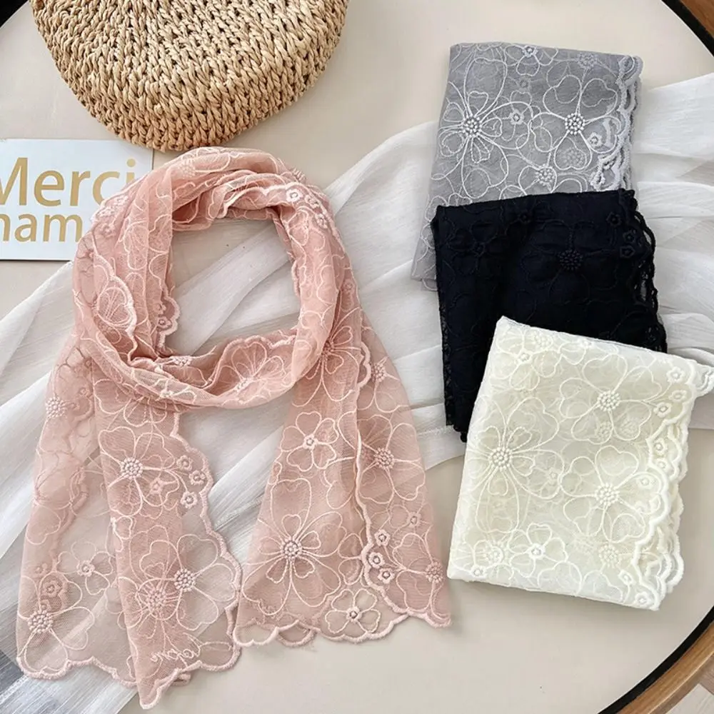 Versatile Retro Women's Lace Scarf Long Embroidered Flower Summer Sunscreen Shawl Korean Version Female Headscarf
Versatile Retro Women's Lace Scarf Long Embroidered Flower Summer Sunscreen Shawl Korean Version Female Headscarf