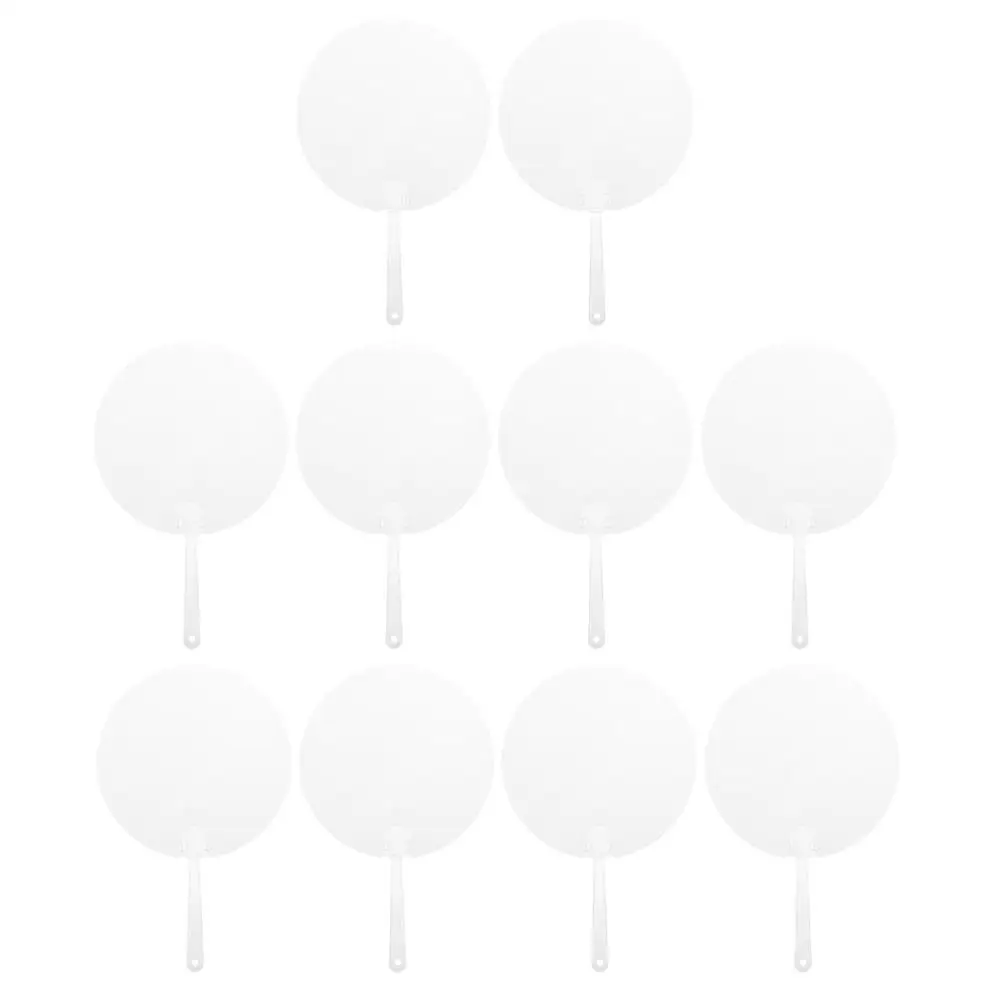 10 Pcs Round Fans Blank Transparent Handheld Mini Chinese Style Decoration DIY Painting Crafts Portable Summer Cooling
10 Pcs Round Fans Blank Transparent Handheld Mini Chinese Style Decoration DIY Painting Crafts Portable Summer Cooling
