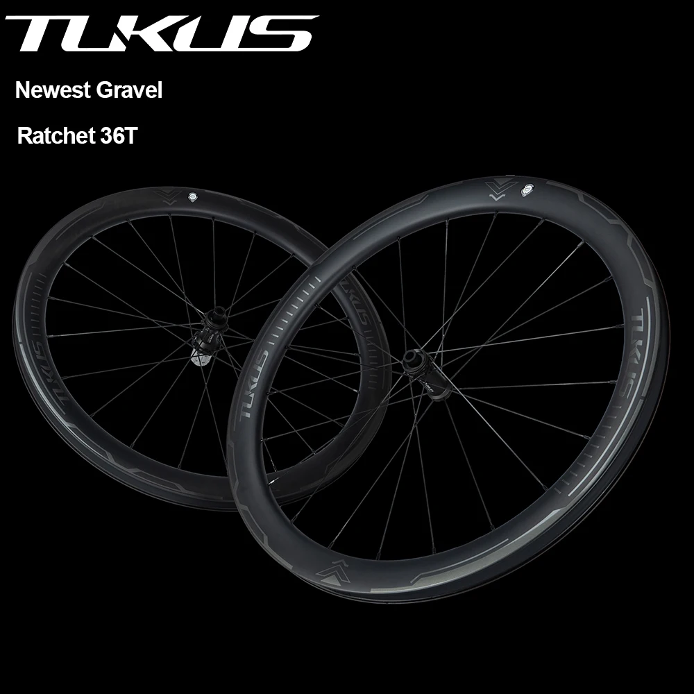 TUKUS GRAVEL Carbon Wheelset Ratchet System 36T Disc Brake Cyclocross 700C Wheels Center Lock SHIMAN0 XDR Hub 34x27mm
TUKUS GRAVEL Carbon Wheelset Ratchet System 36T Disc Brake Cyclocross 700C Wheels Center Lock SHIMAN0 XDR Hub 34x27mm
