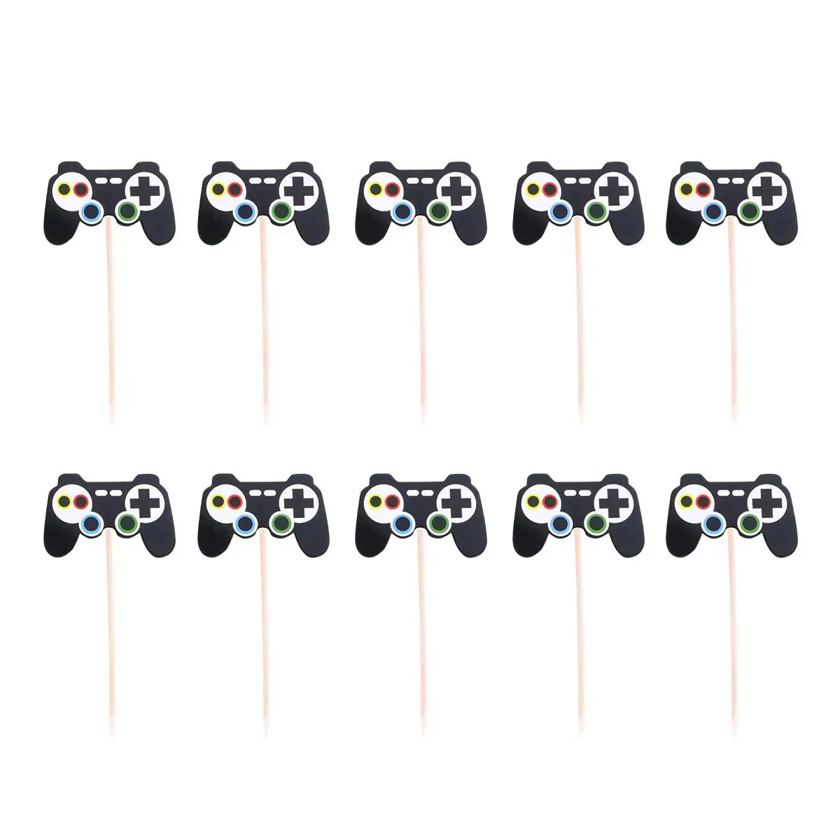 Cake Decor Gamepad Birthday Decoration Dessert Cards for Children Party Supplies
Cake Decor Gamepad Birthday Decoration Dessert Cards for Children Party Supplies