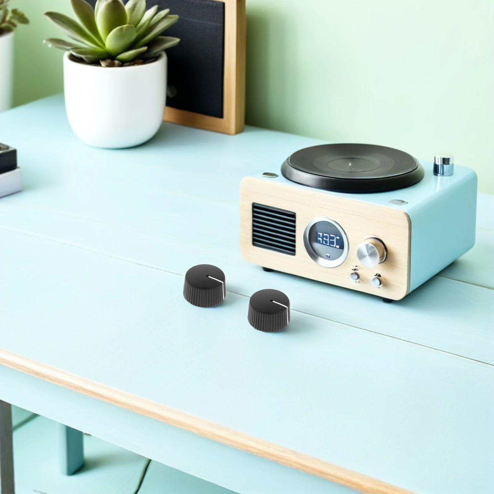 8Pcs Plastic Round Rotary Control Knobs Milky White for Electric Guitar Amplifier Effect Pedal Volume Replacement Potentiometer
8Pcs Plastic Round Rotary Control Knobs Milky White for Electric Guitar Amplifier Effect Pedal Volume Replacement Potentiometer