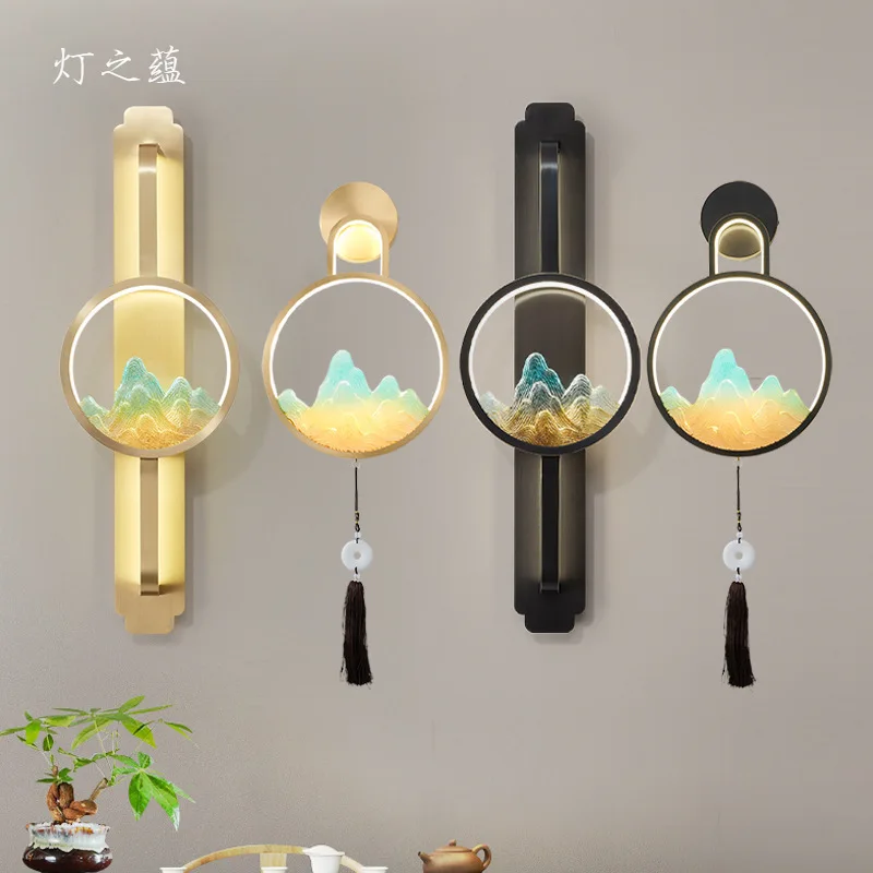 The light of the new Chinese copper living room TV background wall wall lamp online celebrity stairs light luxury master bedroom
The light of the new Chinese copper living room TV background wall wall lamp online celebrity stairs light luxury master bedroom