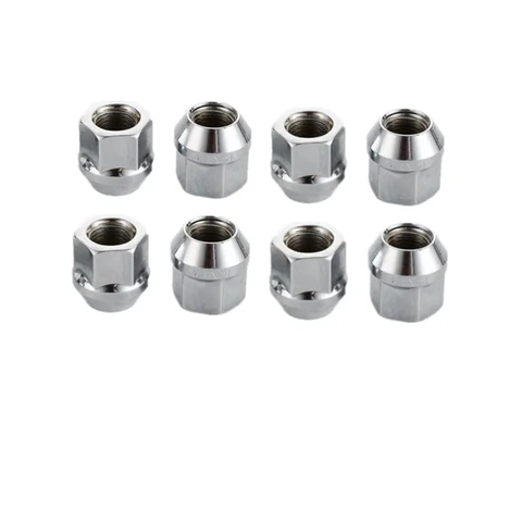 Key 19mm Wheel Lug Nuts 21 mm height m12x1.25, m12x1.5 , m14x1.5 , 1/2"-20,1/16-18,Thread Cone Seat Open end Wheel Nuts 8 Pcs