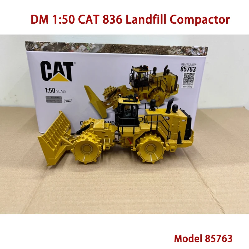 DM 1:50 Scale CAT 836 Landfill Compactor Alloy Engineering Forklift Model 85763 Collection Souvenir Gift Toy Static Diaplay
DM 1:50 Scale CAT 836 Landfill Compactor Alloy Engineering Forklift Model 85763 Collection Souvenir Gift Toy Static Diaplay