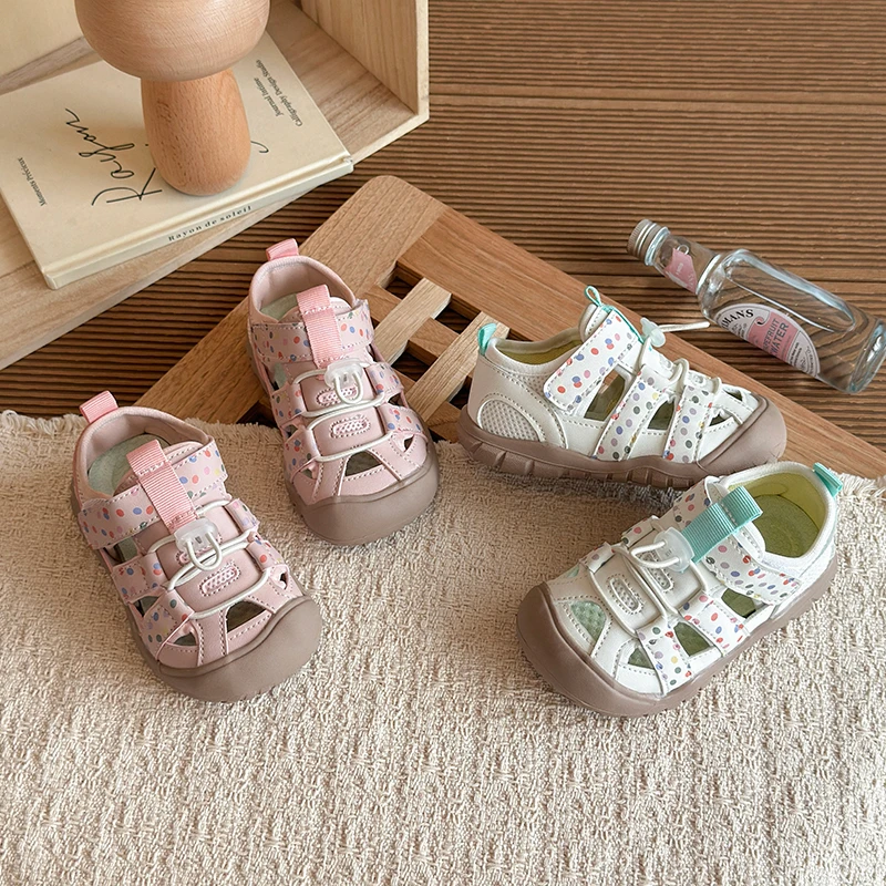Kids Polka Dot Sandals Summer Soft Sole Breathable Mesh Beach Shoes for Kids Toddler Casual Footwear Boys Girls Children's Shoes
Kids Polka Dot Sandals Summer Soft Sole Breathable Mesh Beach Shoes for Kids Toddler Casual Footwear Boys Girls Children's Shoes
