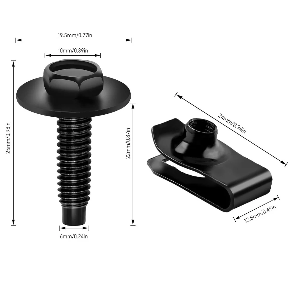 Полный комплект автомобильных крепежных элементов, 50 шт., 1/4 U-образные зажимы и болты с шестигранной головкой для установки и обслуживания компонентов кузова автомобиля
Полный комплект автомобильных крепежных элементов, 50 шт., 1/4 U-образные зажимы и болты с шестигранной головкой для установки и обслуживания компонентов кузова автомобиля